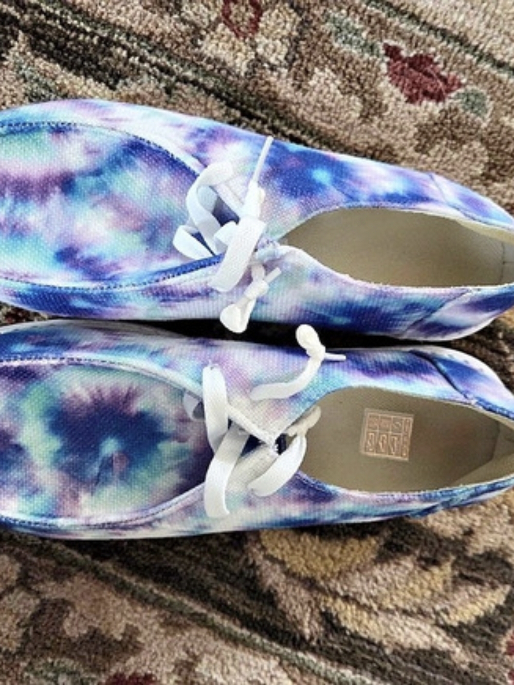 Tie Dye Sneakers Blue & Purple